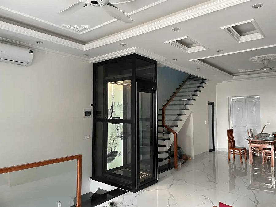 Mẫu thang máy gia đình hiện đại
